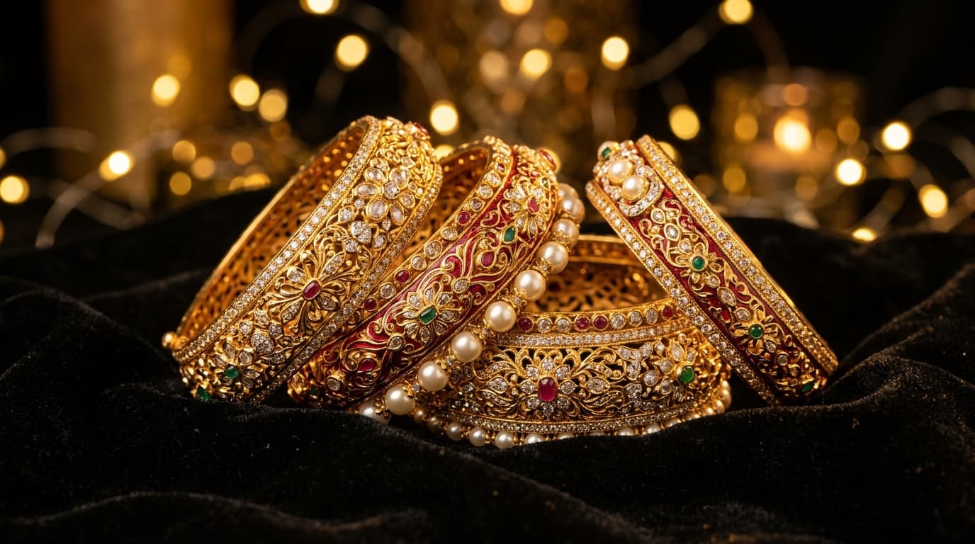 Handcrafted Royal Bridal Bangles